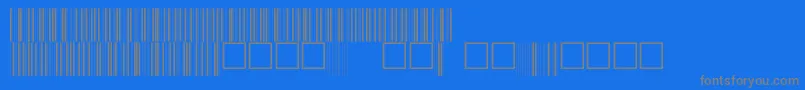 V100005 Font – Gray Fonts on Blue Background