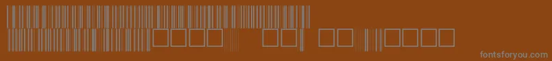 V100005 Font – Gray Fonts on Brown Background