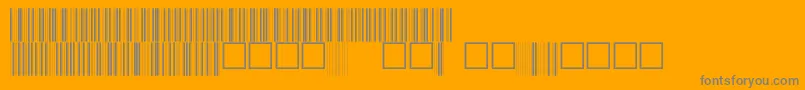 V100005 Font – Gray Fonts on Orange Background