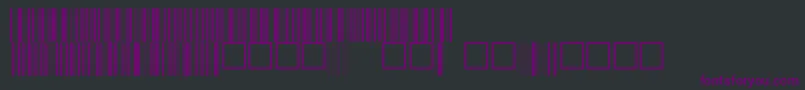 V100005 Font – Purple Fonts on Black Background