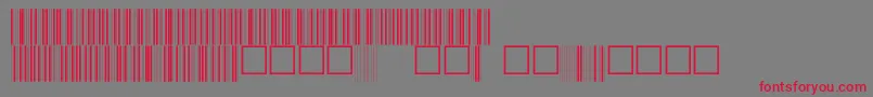 V100005 Font – Red Fonts on Gray Background