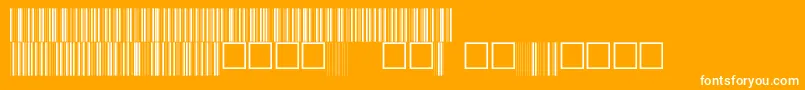 V100005 Font – White Fonts on Orange Background
