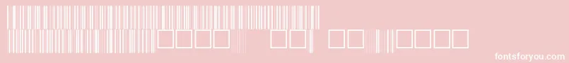 V100005 Font – White Fonts on Pink Background