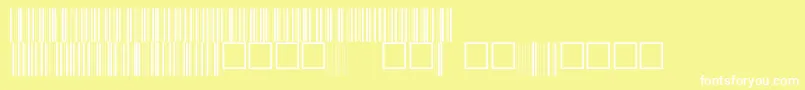 V100005-Schriftart – Weiße Schriften auf gelbem Hintergrund
