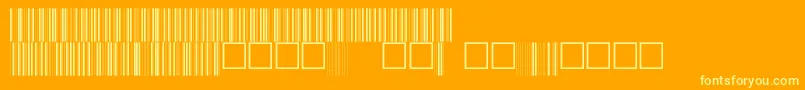 V100005 Font – Yellow Fonts on Orange Background