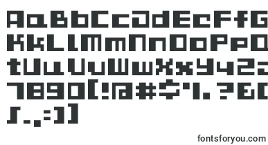 D3CutebitmapismTypeb font – Fonts Starting With D