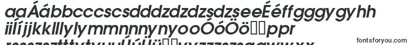 Шрифт TrendexsskSemibolditalic – венгерские шрифты