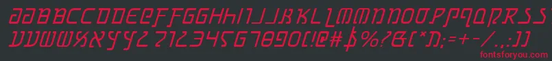 Grimlordi Font – Red Fonts on Black Background