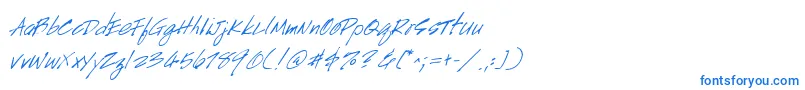 HandscriptItalic Font – Blue Fonts