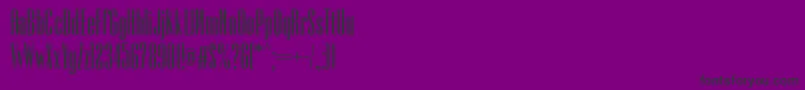 PfempireBold Font – Black Fonts on Purple Background