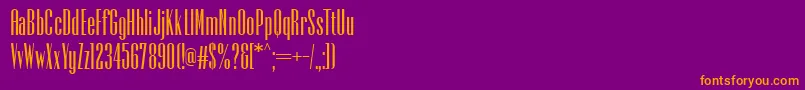 fuente PfempireBold – Fuentes Naranjas Sobre Fondo Morado