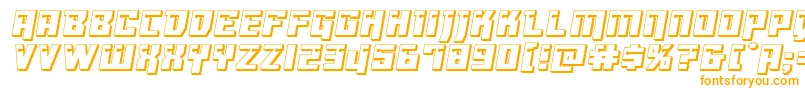 Dangerbot3D Font – Orange Fonts