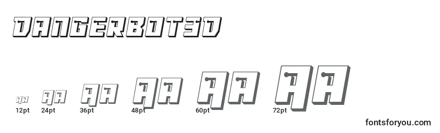 Dangerbot3D Font Sizes