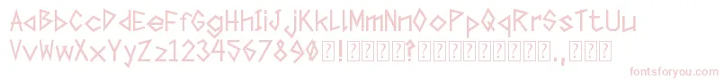 TapeTheFont Font – Pink Fonts on White Background