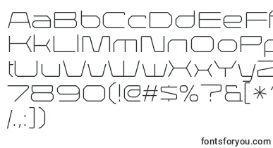  LineavecRegular font