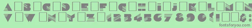DgSinaloa Font – Gray Fonts on Green Background