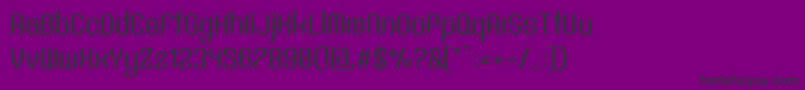 SntAnouvongMediumRegular Font – Black Fonts on Purple Background