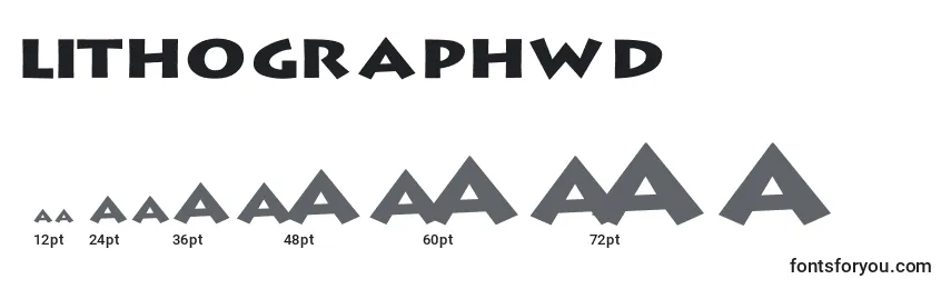 LithographWd Font Sizes