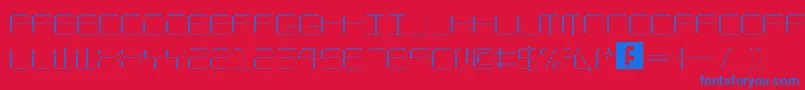 Подробнее о шрифте AmayaTechnicalDots Шрифт AmayaTechnicalDots – синие шрифты на красном фоне