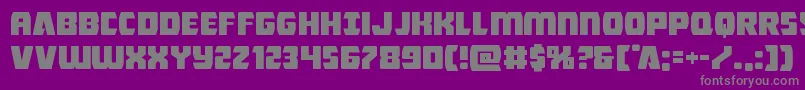 fuente Intergalacticexpand – Fuentes Grises Sobre Fondo Morado