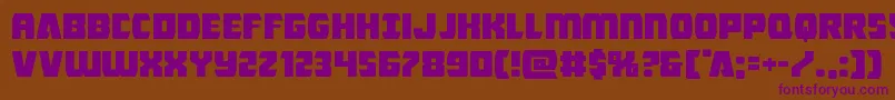 Lisätietoja Intergalacticexpand-fontista Intergalacticexpand-fontti – violetit fontit ruskealla taustalla