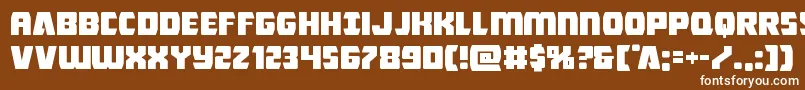 More about Intergalacticexpand Font Intergalacticexpand Font – White Fonts on Brown Background