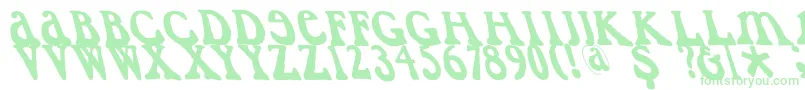 フォントCaslondadaesqueleft – 緑のフォント