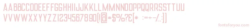 Alterregular Font – Pink Fonts on White Background