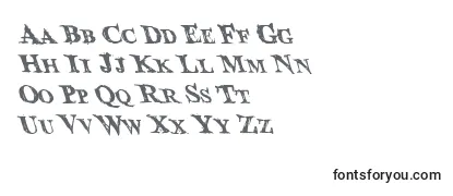 BloodCrowLeftalic Font