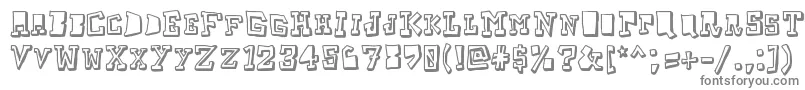 Шрифт Taketwo – серые шрифты на белом фоне