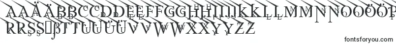 JeanSpliceUpleft-fontti – saksalaiset fontit