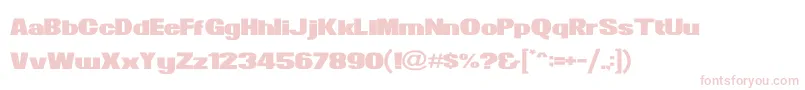 NewsOfTheWorldWide Font – Pink Fonts on White Background