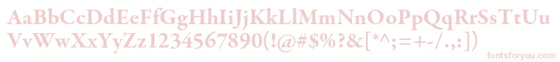 GaramondpremrproBd Font – Pink Fonts