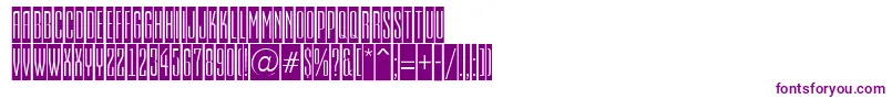 EmpirialcmRegular-Schriftart – Violette Schriften auf weißem Hintergrund