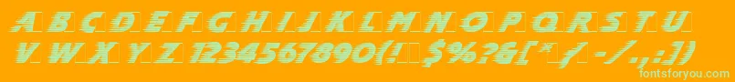 En savoir plus sur la police SlipstreamLetPlain.1.0 Police SlipstreamLetPlain.1.0 – polices vertes sur fond orange