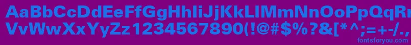 NovaBlackSsiBlackフォントについての詳細 フォントNovaBlackSsiBlack – 紫色の背景に青い文字