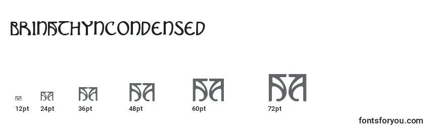 BrinAthynCondensed Font Sizes