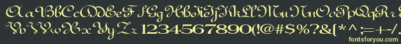 More about BedfordRegularTtext Font BedfordRegularTtext Font – Yellow Fonts on Black Background