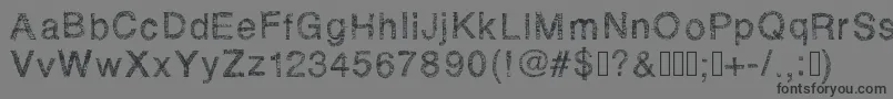 Rhsketchybastard Font – Black Fonts on Gray Background
