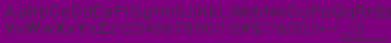 Rhsketchybastard Font – Black Fonts on Purple Background