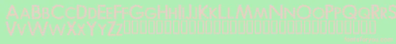 BeMyValentine Font – Pink Fonts on Green Background