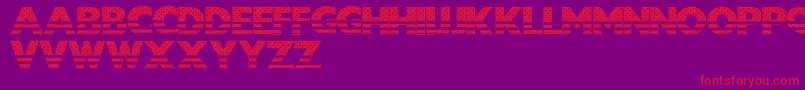 Usstarsnstripes Font – Red Fonts on Purple Background