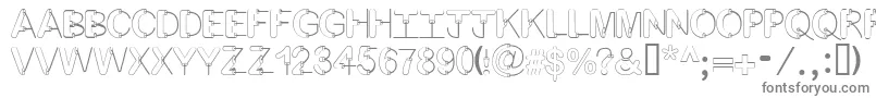 More about ArtsyFartsy Font ArtsyFartsy Font – Gray Fonts on White Background
