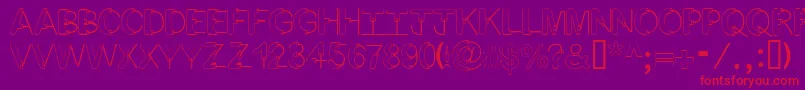 More about ArtsyFartsy Font ArtsyFartsy Font – Red Fonts on Purple Background