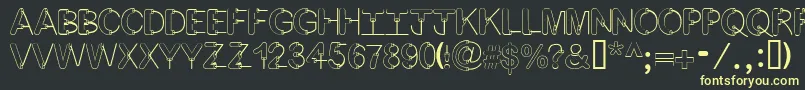 More about ArtsyFartsy Font ArtsyFartsy Font – Yellow Fonts on Black Background