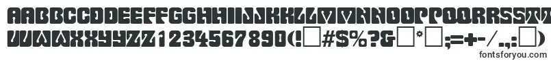 Шрифт PinocchioRegular – широкие шрифты