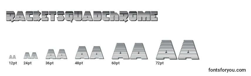 Racketsquadchrome Font Sizes