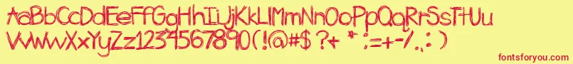 Lisätietoja Applespice-fontista Applespice-fontti – punaiset fontit keltaisella taustalla