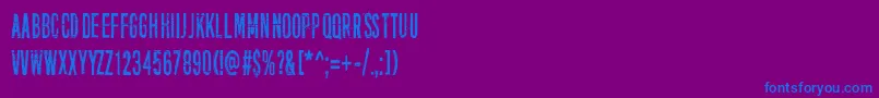 EverythingIsPossible Font – Blue Fonts on Purple Background