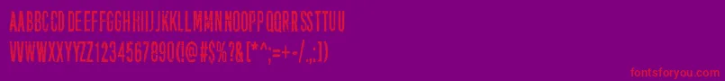 EverythingIsPossible Font – Red Fonts on Purple Background